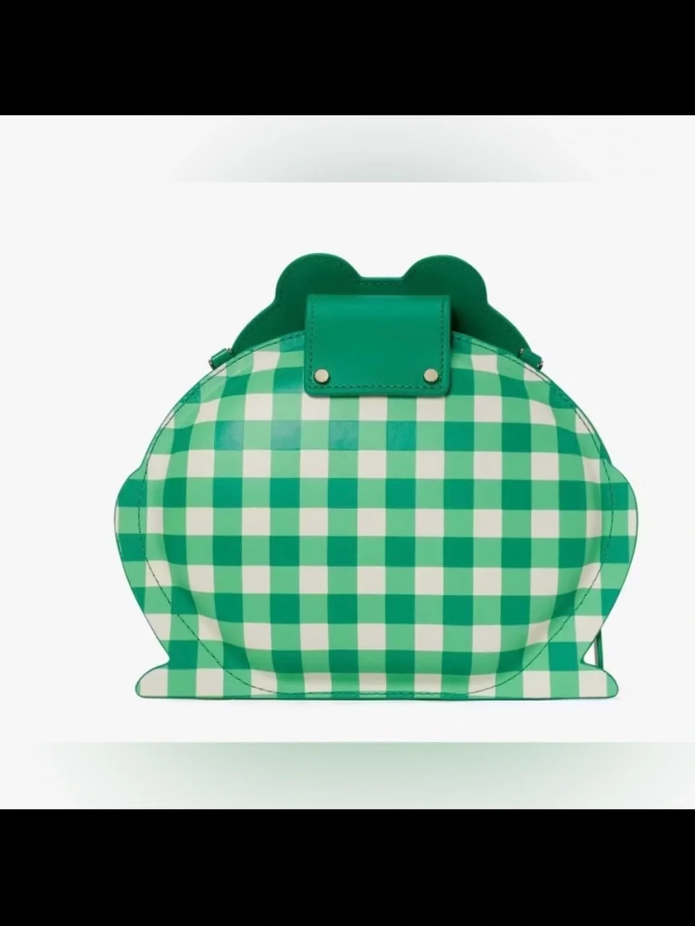 kate spade hoppkins frog crossbody novelty frog gingham purse